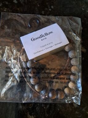 Goodfellow & Co Brown and Gold Beaded Bracelet